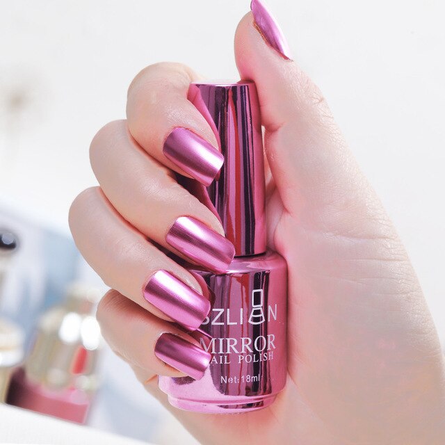 100% nouveau vernis à ongles métallique effet miroir magique Chrome inoffensif vernis à ongles longue durée livraison directe