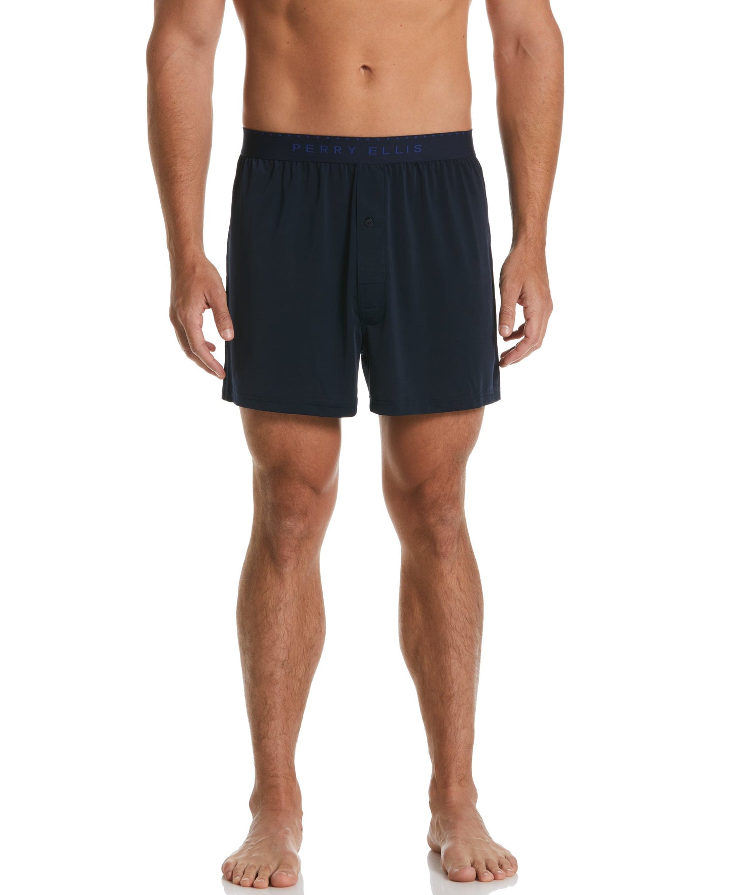 3-Pack Navy Solid Luxe Boxer Short