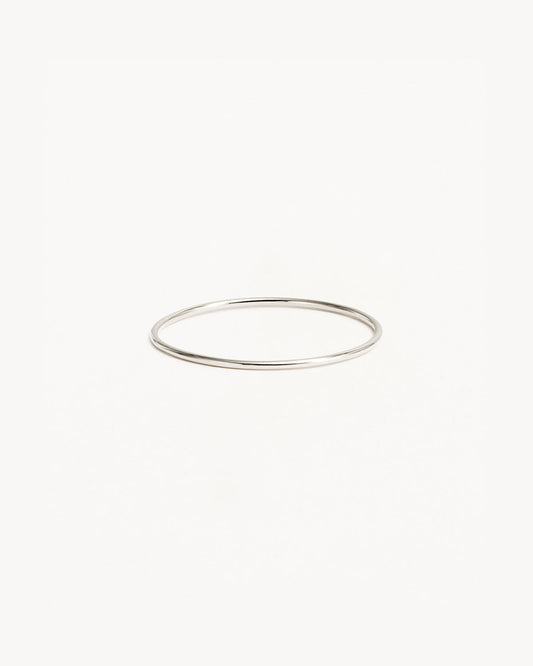 14k Solid White Gold Sweet Purity Ring